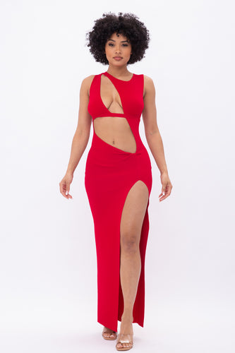 MAXI CUT DRESS