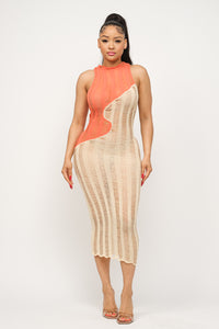 WAVE MY BODY COVERUP MAXI DRESS