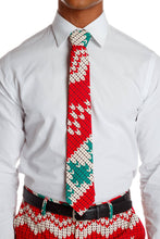 Load image into Gallery viewer, The Red Ryder | Knit Print Christmas Tie