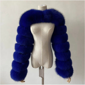 Fur Ultra Short Faux Fur Coat