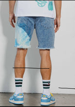 Load image into Gallery viewer, Tropical Vacation Graphic Denim Shorts