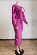 Load image into Gallery viewer, V cargo hoodie dress