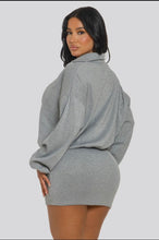 Load image into Gallery viewer, Glam long sleeve mini dress