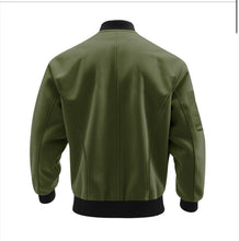 Load image into Gallery viewer, Stand Collar Zip Front Windbreaker Jacket