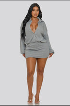 Load image into Gallery viewer, Glam long sleeve mini dress