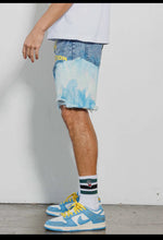 Load image into Gallery viewer, Tropical Vacation Graphic Denim Shorts