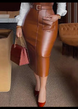 Load image into Gallery viewer, Long sleeve Belted Split joint Dress