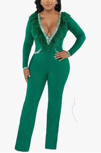 Sexy Jumpsuits for Women Long Sleeve  One-Piece Romper