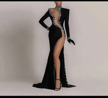 Load image into Gallery viewer, Glam Diamond Bandage Gown