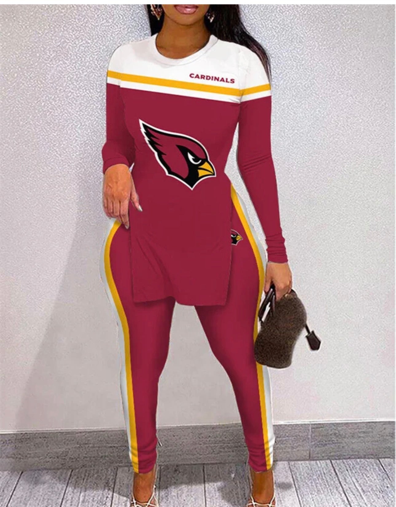 Limited Edition High Slit Shirts And Leggings Two-Piece Suits