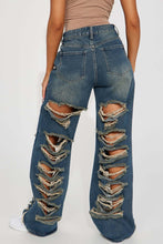 Load image into Gallery viewer, Fashion Micro-Elastic Ripped Denim Bell BOTTOMS