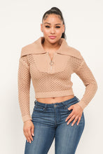 Load image into Gallery viewer, BIG COLLAR SWEATER TOP