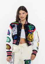 Load image into Gallery viewer, Championship Winner Cropped Varsity Jacket
