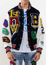 Load image into Gallery viewer, Bright Future Varsity Jacket