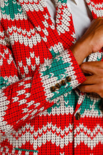 Load image into Gallery viewer, The Red Ryder | Knit Print Christmas Blazer
