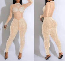Load image into Gallery viewer, Diamond Fashion Long Sleeve Pants jumpsuit