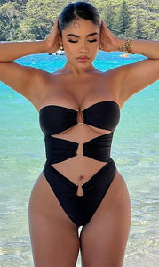 Cut-Out Front One Piece Sexy Bikini