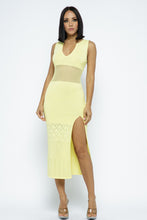 Load image into Gallery viewer, SLVLS MAXI DRESS WITH SLIT