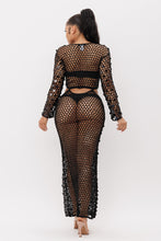 Load image into Gallery viewer, SEQUINS NETTING COVER UP DRESS: PRE ORDER /WILL BE AVAILABLE MAY 5