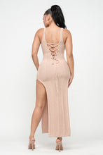 Load image into Gallery viewer, LUX POINTELLE SLEEVELESS MIDI DRESS