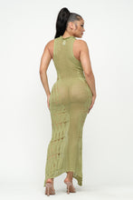 Load image into Gallery viewer, MERMAID POINTELLE MAXI DRESS