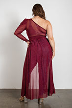 Load image into Gallery viewer, CURVY QUEEN ONE SHOULDER MAXI TOP