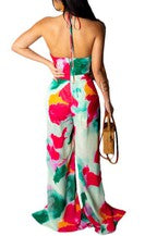 Load image into Gallery viewer, TIE DYE STRAPPY WRAP NECK FRONT CUTO Spring 2020