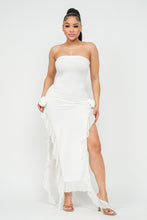 Load image into Gallery viewer, Ruffle Detail Tube Dress