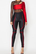Load image into Gallery viewer, MESH BODYSUIT AND LEGGINGS SET Spring 2020