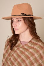 Load image into Gallery viewer, Felt Bow String Panama Hat