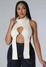 Load image into Gallery viewer, Mock Neck O-Ring Knit Top
