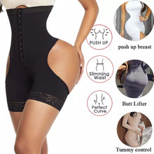 Load image into Gallery viewer,  High Waist Butt lifter Tummy Control Panties Booty Lift Pulling Underwear Shaper Workout Waist Trainer Corset Shapewear