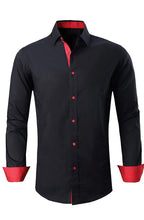Load image into Gallery viewer, Esabel.C Men&#39;s Dress Shirts Long Sleeve Regular Fit Print Casual Button Down Shirts