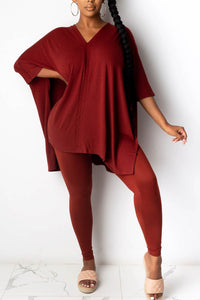 Set long sleeve v neck fall collection 
