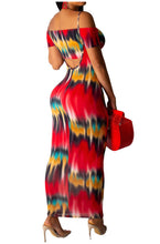 Load image into Gallery viewer, TWO PIECE MAXI DRESSES OFF SHOULDER summer2020