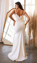 Load image into Gallery viewer, Glam Fitted Stretch Ponte&#39; Bridal Gown
