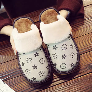 New Waterproof Non-slip Indoor Women's Slippers High-end Brand luxury Couple Shoes 