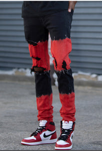 OMBRE BLEACHED JEANS 