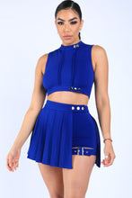 Load image into Gallery viewer, Thigh Belted Skater Skirt Set